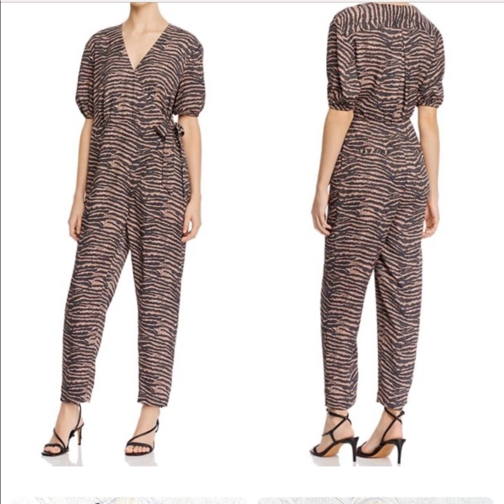 New Joie jumpsuit size small. Zebra print.